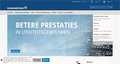 Desktop Screenshot of be.grundfos.com
